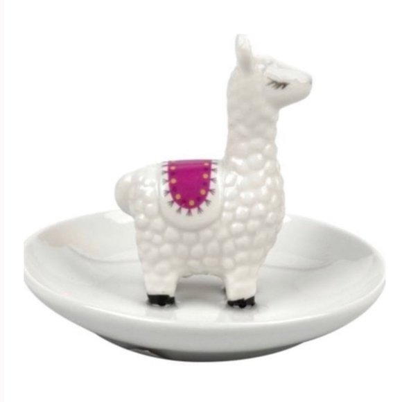 Decorative Llama Ring & Jewerly Trinket Dish - Picture 2 of 7